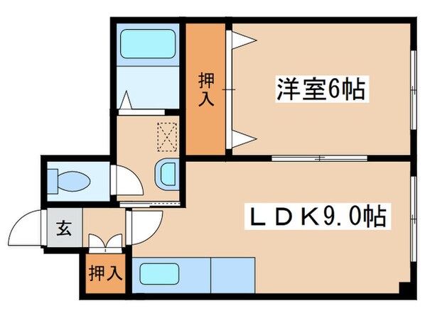 北２０条ビルの物件間取画像